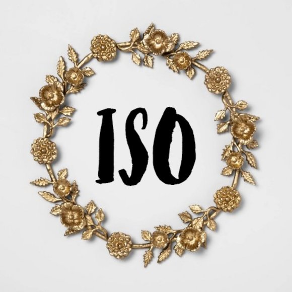 ISO Opalhouse Cast brass Floral Wreath - Picture 1 of 1